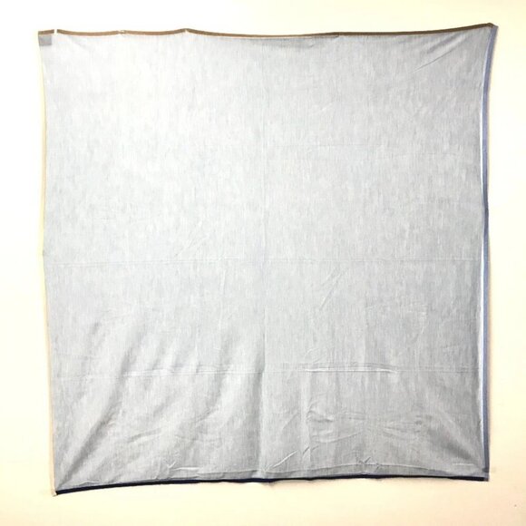 HERMES Epi Carre Geant 120 Large Shawl Stole/Shawl Scarf silk / Cashmere blue - Picture 8 of 15